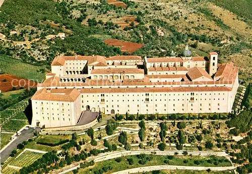 AK / Ansichtskarte Montecassino Abbazia vista dall aereo Kloster Kat. 
