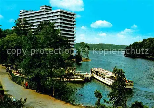 AK / Ansichtskarte Malente Gremsmuehlen Hotel Intermar am Dieksee Dampfer Anleger Luftkurort Holsteinische Schweiz Kat. Malente