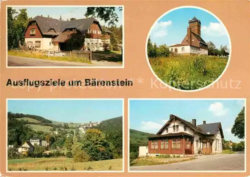 AK / Ansichtskarte Baerenstein Annaberg Buchholz Ausflugsziele HO Gaststaetten Joehstadt Ferienheim Koenigswalde Kat. Baerenstein