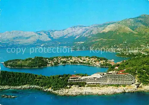 AK / Ansichtskarte Dubrovnik Ragusa Hotel Croatia Berge Fliegeraufnahme Kat. Dubrovnik