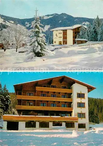 AK / Ansichtskarte Auffach Pension Luzenberg Winterpanorama Kat. Wildschoenau