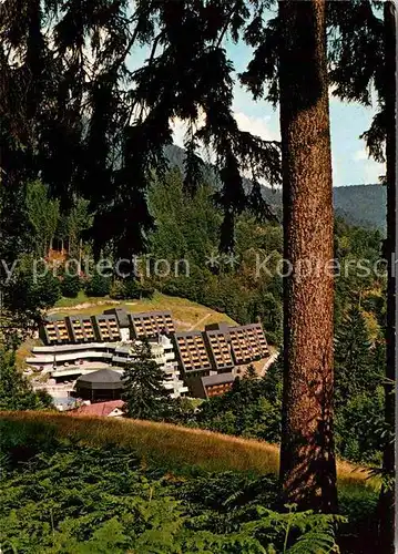 AK / Ansichtskarte Schapbach Kurklinik Kurmittelhaus Ansicht vom Waldrand aus Kat. Bad Rippoldsau Schapbach