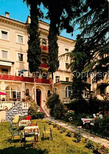AK / Ansichtskarte Meran Merano Hotel Pension Cremona Ritz Garten