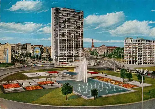 AK / Ansichtskarte Berlin Ernst Reuter Platz Wasserspiele Telefunken Hochhaus Kat. Berlin