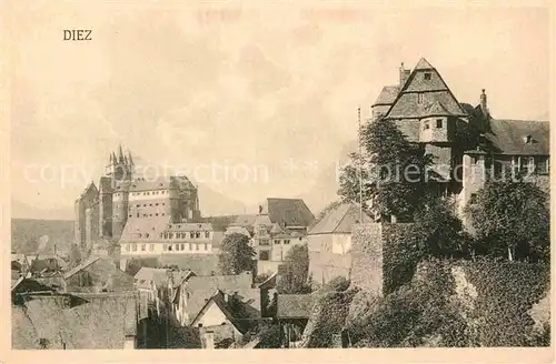 AK / Ansichtskarte Diez Lahn Panorama Schloss Kat. Diez