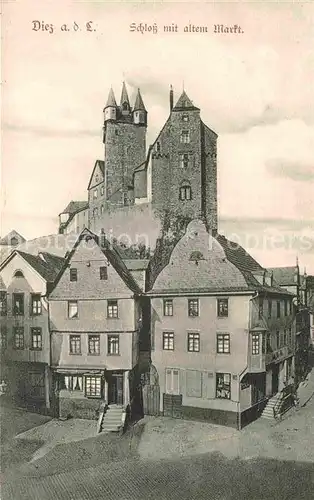 AK / Ansichtskarte Diez Lahn Schloss Markt Kat. Diez