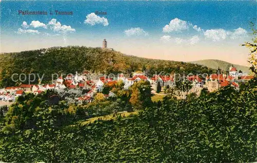 AK / Ansichtskarte Falkenstein Taunus Ruine Panorama Kat. Koenigstein im Taunus