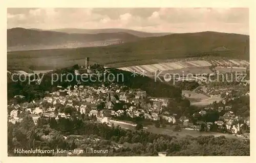 AK / Ansichtskarte Koenigstein Taunus Flugaufnahme Kat. Koenigstein im Taunus