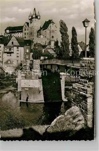 AK / Ansichtskarte Diez Lahn Alte Lahnbruecke Schloss Kat. Diez