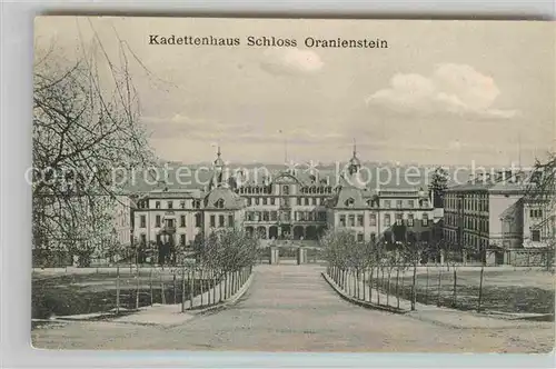 AK / Ansichtskarte Oranienstein Lahn Kadettenhaus Schloss Kat. Diez