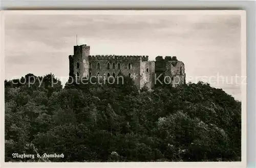 AK / Ansichtskarte Marburg Lahn Hambach Schloss Kat. Marburg