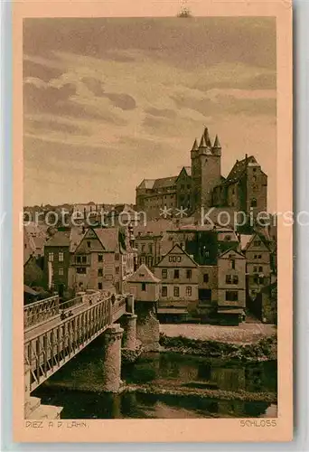 AK / Ansichtskarte Diez Lahn Schloss Bruecke Kat. Diez
