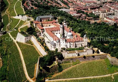 AK / Ansichtskarte Wuerzburg Fliegeraufnahme Festung Marienburg Kat. Wuerzburg