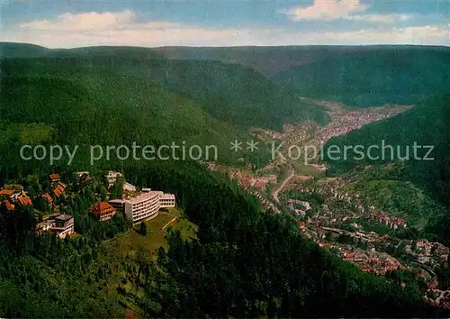 AK / Ansichtskarte Wildbad Schwarzwald Fliegeraufnahme Kat. Bad Wildbad