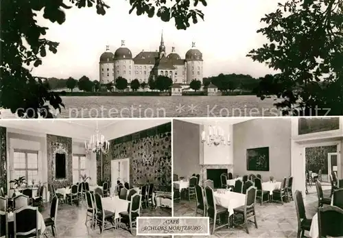 AK / Ansichtskarte Moritzburg Sachsen Schloss Cafe Schloss Moritzburg Kat. Moritzburg Dresden