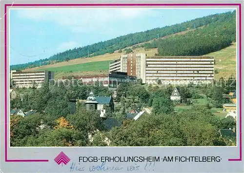 AK / Ansichtskarte Oberwiesenthal Erzgebirge Erholungsheim Am Fichtelberg Kat. Oberwiesenthal