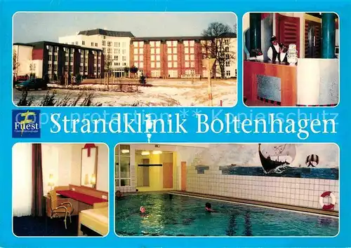 AK / Ansichtskarte Boltenhagen Ostseebad Strandklinik Schwimmbad Kat. Ostseebad Boltenhagen