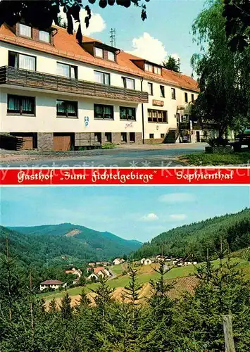 AK / Ansichtskarte Sophienthal Oberfranken Gasthaus Zum Fichtelgebirge Kat. Weidenberg