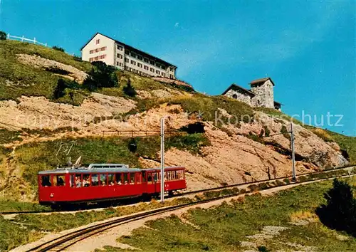 AK / Ansichtskarte Zahnradbahn Vitznau Rigi Bahn Rigi Kulm  Kat. Bergbahn