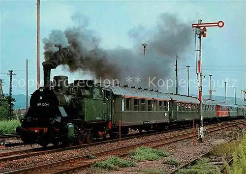 AK / Ansichtskarte Lokomotive Gueterzug Tenderlokomotive 89 1004 T8 7001 Cassel  Kat. Eisenbahn