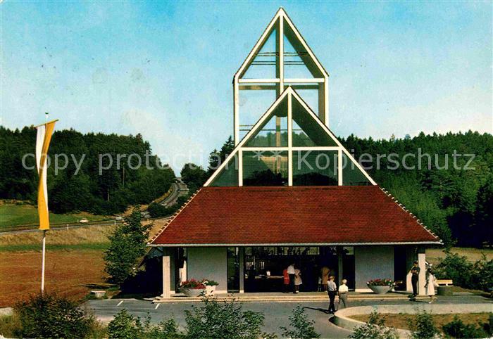 AK / Ansichtskarte Adelsried Autobahnkirche Maria Schutz der Reisenden