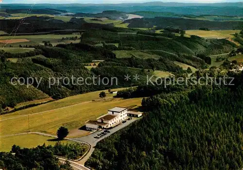 AK / Ansichtskarte Stippe Morsbach Hotel Potsdam Oberbergisches Land Fliegeraufnahme