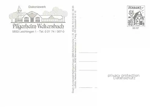 AK / Ansichtskarte Weltersbach Witzhelden Diakoniewerk Fliegeraufnahme Kat. Leichlingen (Rheinland)