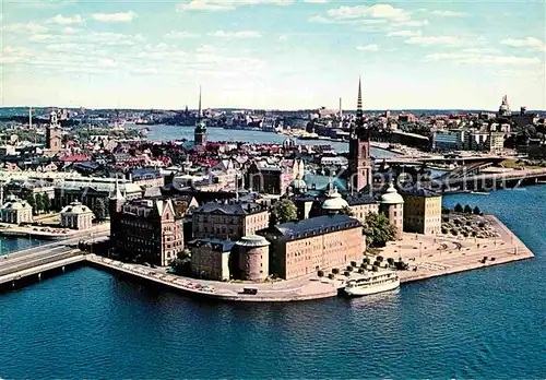 AK / Ansichtskarte Stockholm Utsikt over Riddarholmen fran Stadshustornet Kat. Stockholm