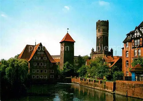 AK / Ansichtskarte Lueneburg Ratsmuehle Wassertuerme Kat. Lueneburg