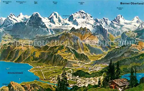 AK / Ansichtskarte Interlaken BE und Umgebung Berner Oberland Berner Alpen Kat. Interlaken