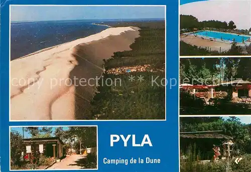 AK / Ansichtskarte Pyla sur Mer Camping de la Dune Airotel Caravaning Swimming Pool