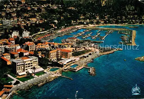 AK / Ansichtskarte Beaulieu sur Mer Port Hotel Metropole Reserve de Beaulieu vue aerienne Kat. Beaulieu sur Mer