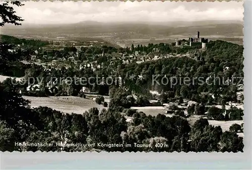 AK / Ansichtskarte Koenigstein Taunus Panorama Ruine Kat. Koenigstein im Taunus