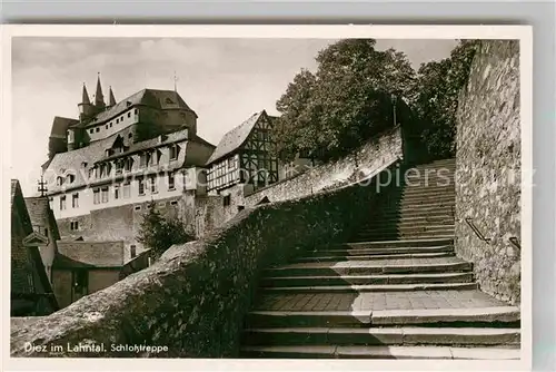 AK / Ansichtskarte Diez Lahn Schlosstreppe Kat. Diez