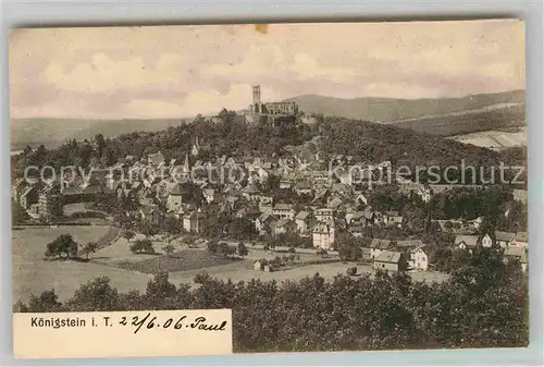 AK / Ansichtskarte Koenigstein Taunus Ruine Kat. Koenigstein im Taunus