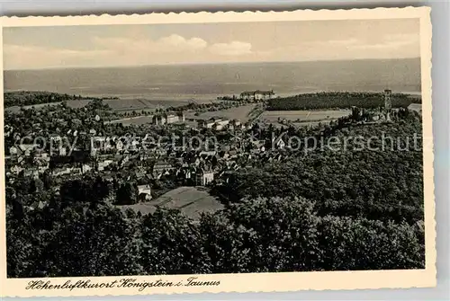 AK / Ansichtskarte Koenigstein Taunus Ruine Panorama Kat. Koenigstein im Taunus