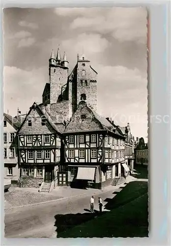 AK / Ansichtskarte Diez Lahn Alter Markt Schloss Fachwerk Kat. Diez