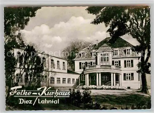 AK / Ansichtskarte Diez Lahn Felke Kurhaus Kat. Diez