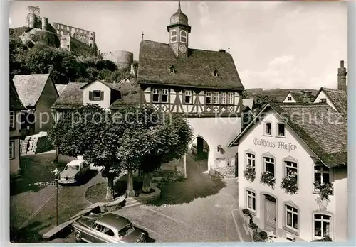 AK / Ansichtskarte Koenigstein Taunus Altes Rathaus Ruine Kat. Koenigstein im Taunus