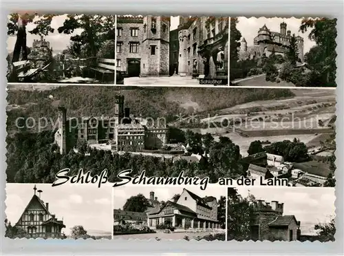 AK / Ansichtskarte Schaumburg Diez Schloss Panorama Hotel Waldecker Hof Kat. Diez