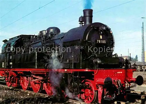 AK / Ansichtskarte Lokomotive Tenderlokomotive 78 185 Deutsche Bundesbahn Koblenz Kat. Eisenbahn