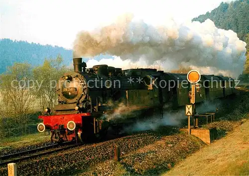 AK / Ansichtskarte Lokomotive Personenzug Tenderlokomotive 78 246 Oberndorf Neckar  Kat. Eisenbahn