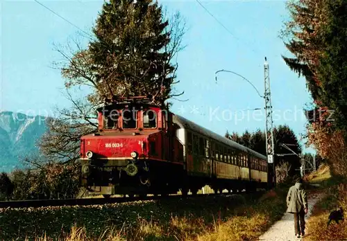 AK / Ansichtskarte Lokomotive Elektro Lokomotive 169 003 1 Grafenaschau  Kat. Eisenbahn