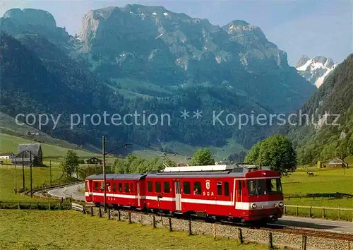AK / Ansichtskarte Eisenbahn Pendelzug Appenzeller Bahnen Schwendetal Bogarten Marwees  Kat. Eisenbahn