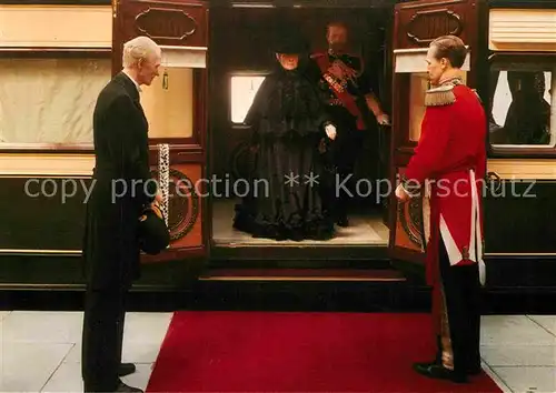 AK / Ansichtskarte Adel Preussen Dowager Empress Frederic Prince Henry of Prussia Royal Train Madame Tussauds Kat. Koenigshaeuser