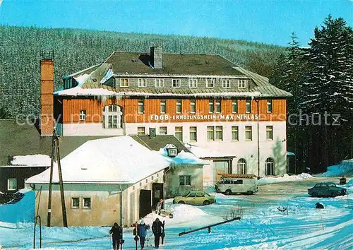 AK / Ansichtskarte Baerenfels Erzgebirge FDGB Erholungsheim Max Niklas im Winter Kat. Altenberg