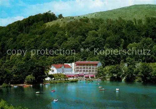 AK / Ansichtskarte Bad Lauterberg Kurhotel Wiesenbeker Teich Kat. Bad Lauterberg im Harz