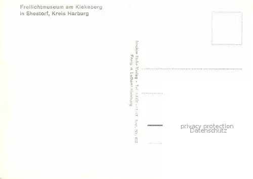 AK / Ansichtskarte Ehestorf Harburg Freilichtmuseum am Kiekeberg Fliegeraufnahme Kat. Rosengarten