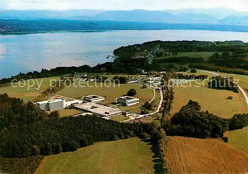 AK / Ansichtskarte Bernried Starnberger See LVA Oberbayern Klinik Hoehenried Fliegeraufnahme Kat. Bernried