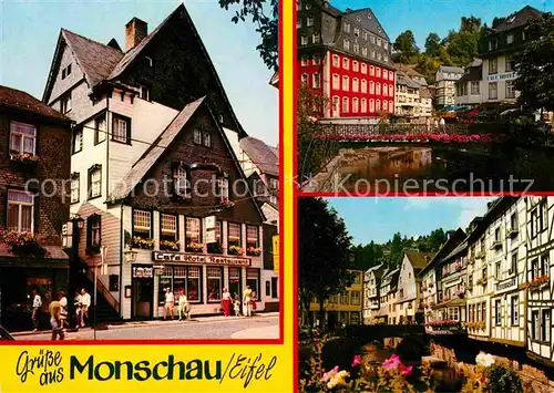 AK / Ansichtskarte Monschau Hotel Rotes Haus Rurpartie Kat. Monschau